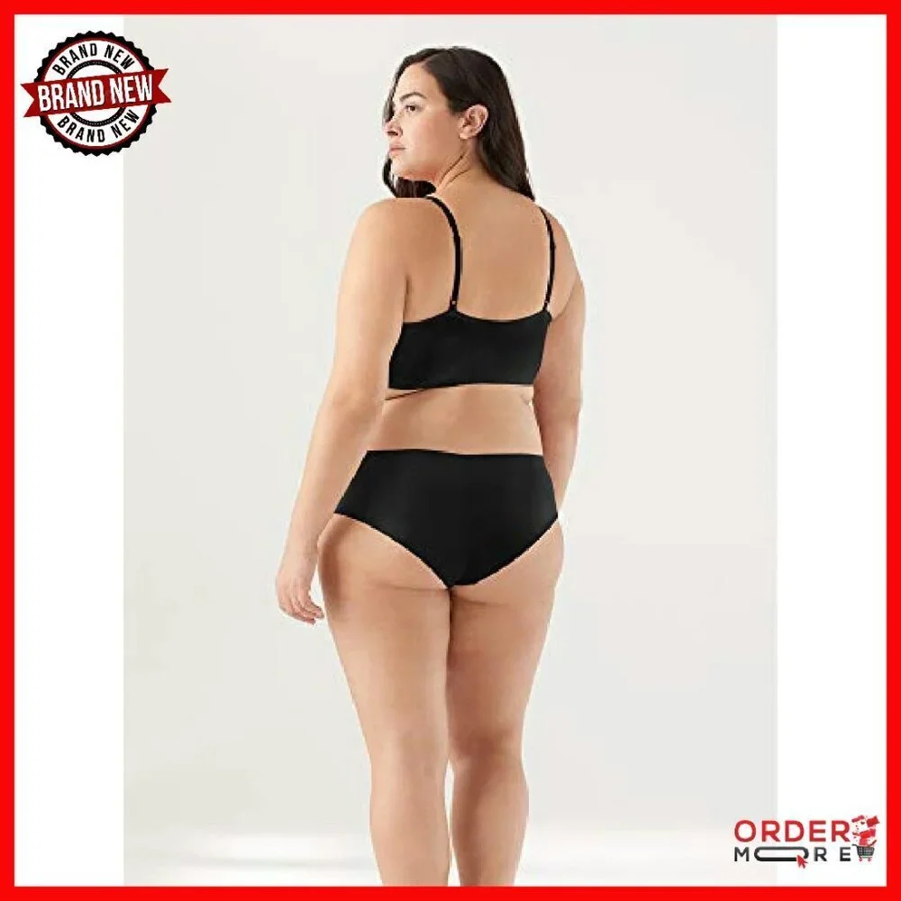 Wire-Free Triangle Bra Adjustable Straps Lift Support Everyday Wear